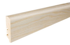 Plinthe bois P50 frêne Platinium